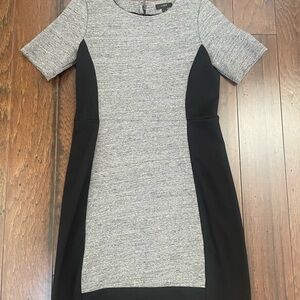 J crew size 6 professional dress black and gray